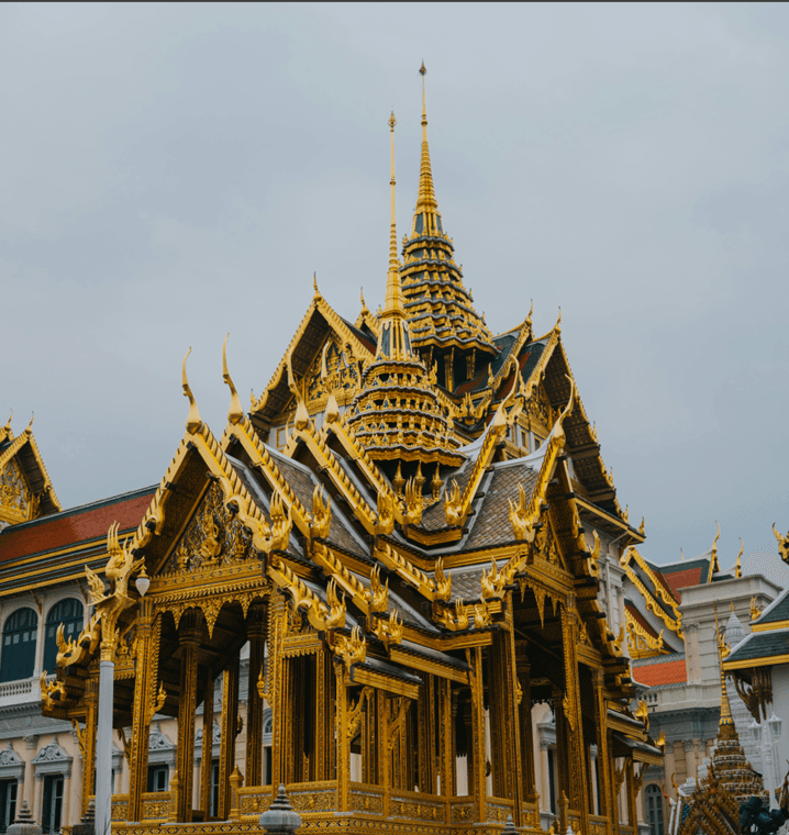 Grand Palace Wat Phra Kaew Golden Tiered Pavilion