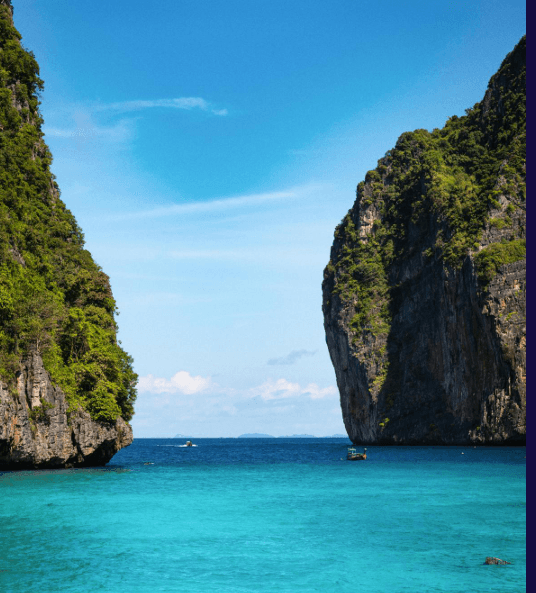 Phi Phi Islands Dramatic Limestone Karsts & Lagoon
