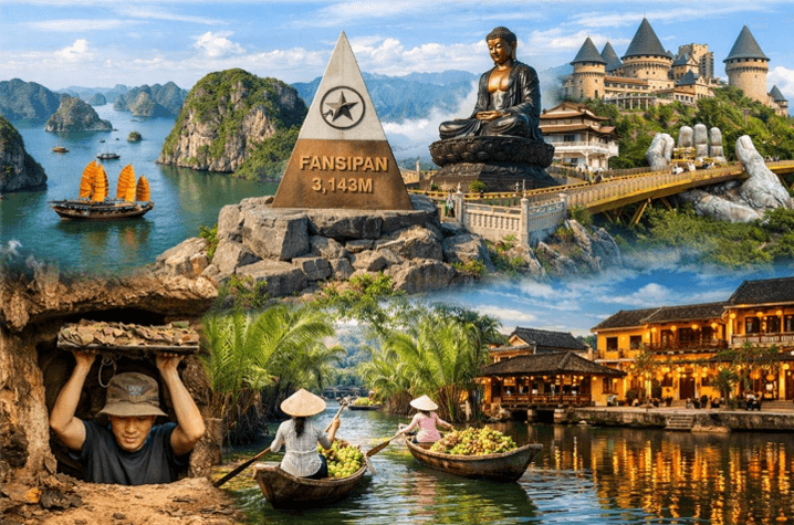 Explore Vietnam β Wonders of Halong Bay, Sapa Fansipan & Hoi An